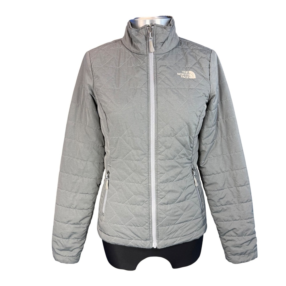 The North Face Women's‎ Quilted Insulated Jacket Full Zip Stand Collar Size XS